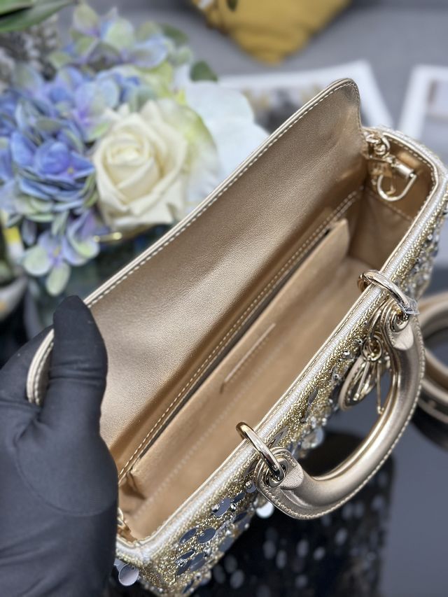 Dior original lambskin medium lady D-Joy bag M0540