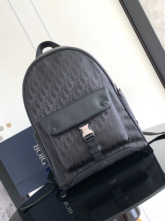 Dior original nylon 8 backpack 1EIBA178 black