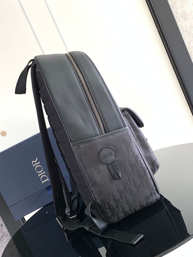 Dior original nylon 8 backpack 1EIBA178 black