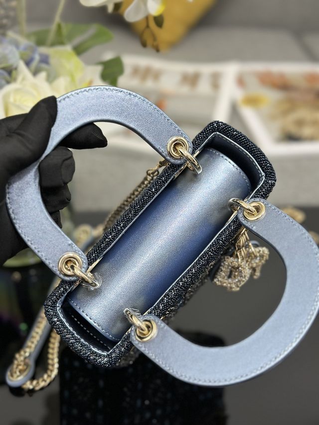 Dior original lambskin mini lady bag M0505 