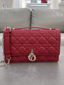 Dior original lambskin my dior top handle bag M0997 red
