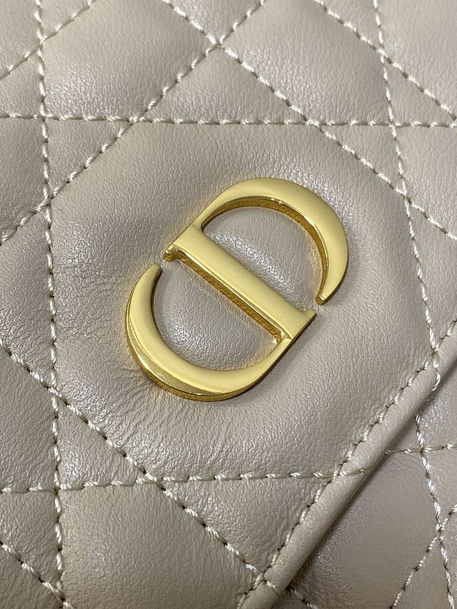 Dior original lambskin medium caro backpack M6301 apricot