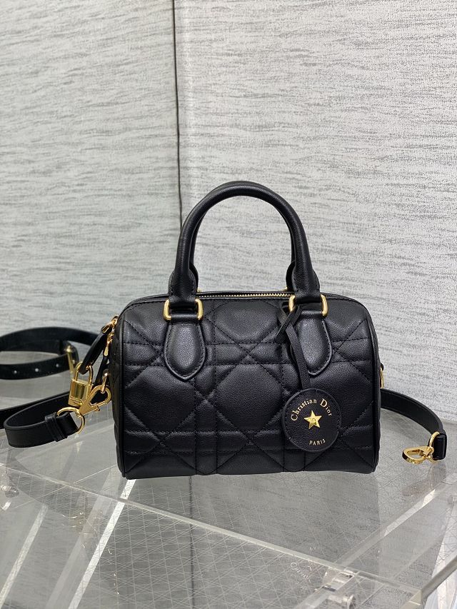 Dior original calfskin groove 20 bag M1364 black