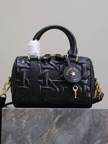 Dior original calfskin groove 20 bag M1364-2 black
