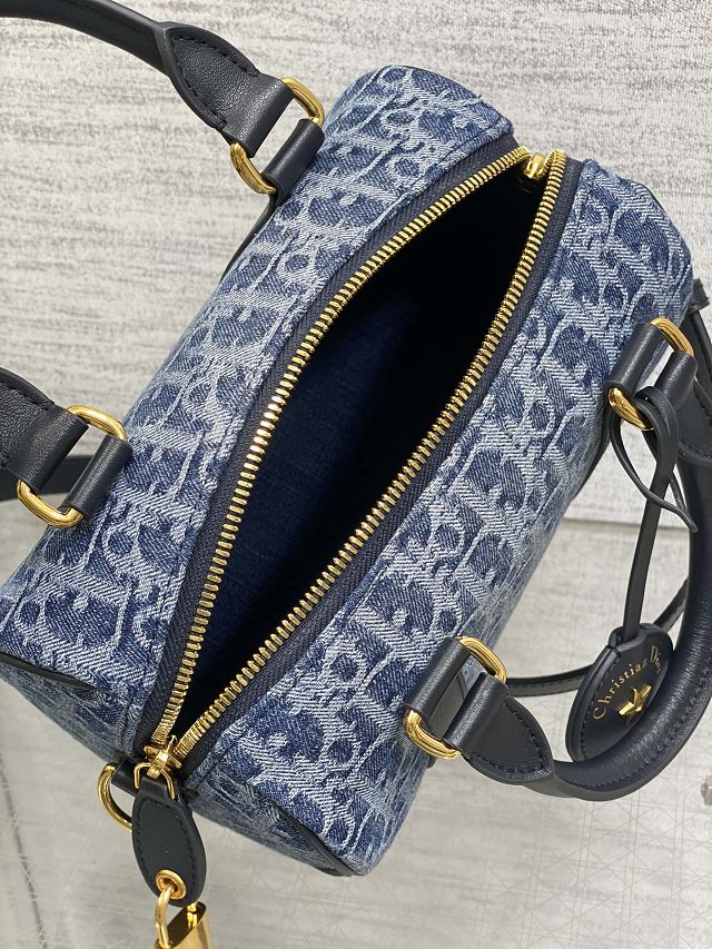 Dior original denim groove 20 bag M1364 blue