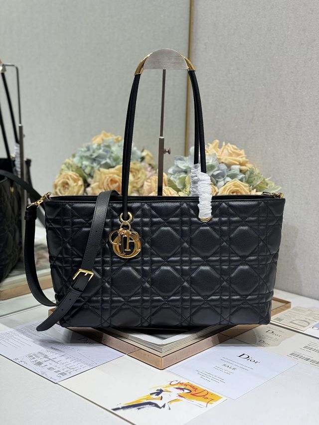 Dior original lambskin medium toujours tote bag M1166 black