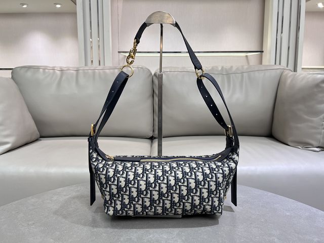 Dior original canvas small D-Journey bag M2416 blue