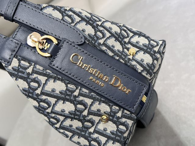 Dior original canvas small D-Journey bag M2416 blue