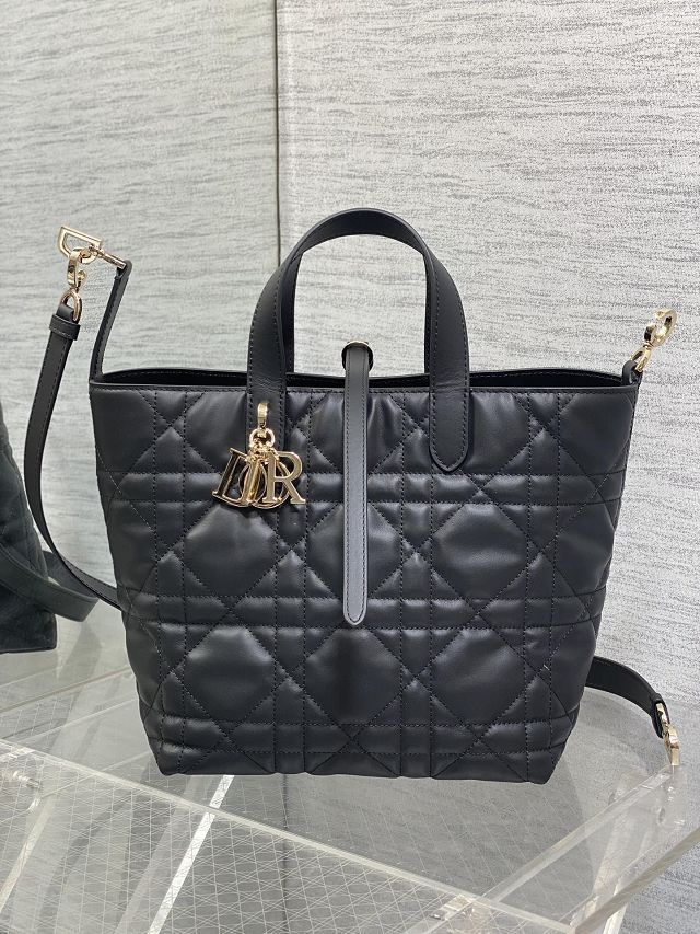 Dior original calfskin medium toujours bag M2821 black