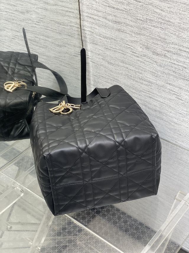 Dior original calfskin medium toujours bag M2821 black