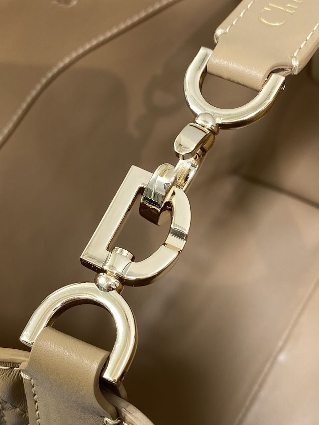 Dior original calfskin medium toujours bag M2821 tan