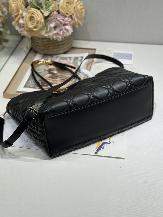 Dior original lambskin large toujours tote bag M1167 black