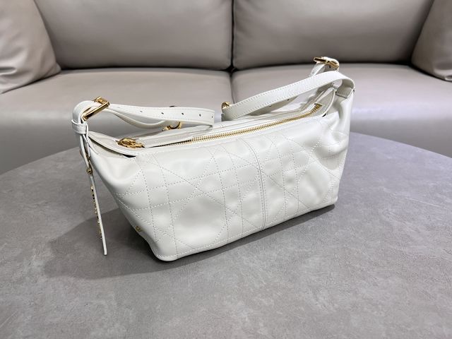 Dior original calfskin small D-Journey bag M2416 white