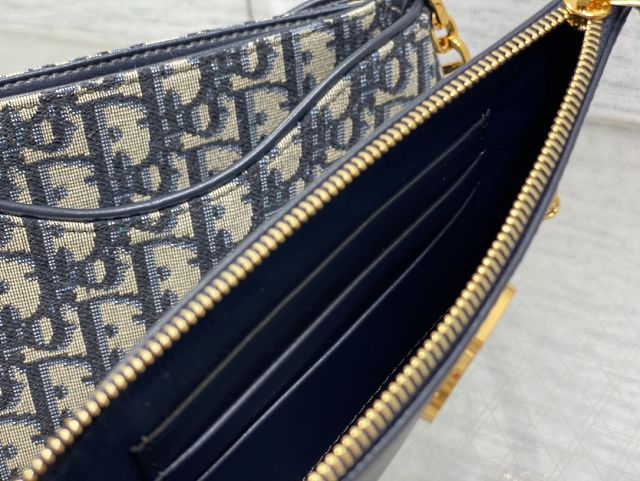 Dior original cotton avenue hobo bag S9226 blue