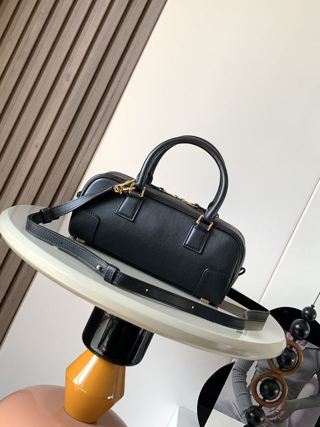 Loewe original calfskin amazona 23 cropped bag A039N23 black