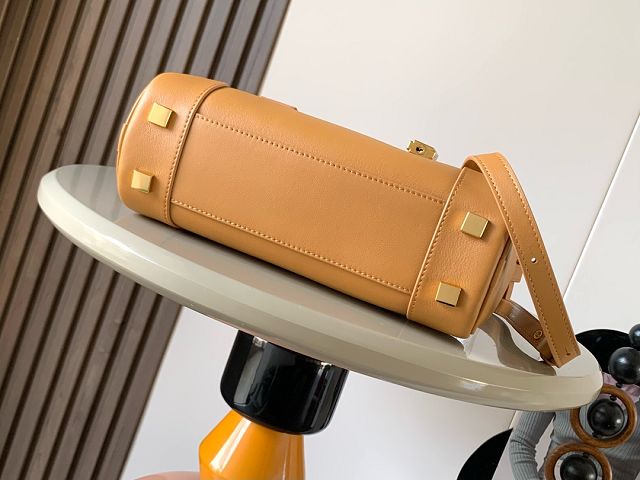 Loewe original calfskin amazona 23 cropped bag A039N23 sahara