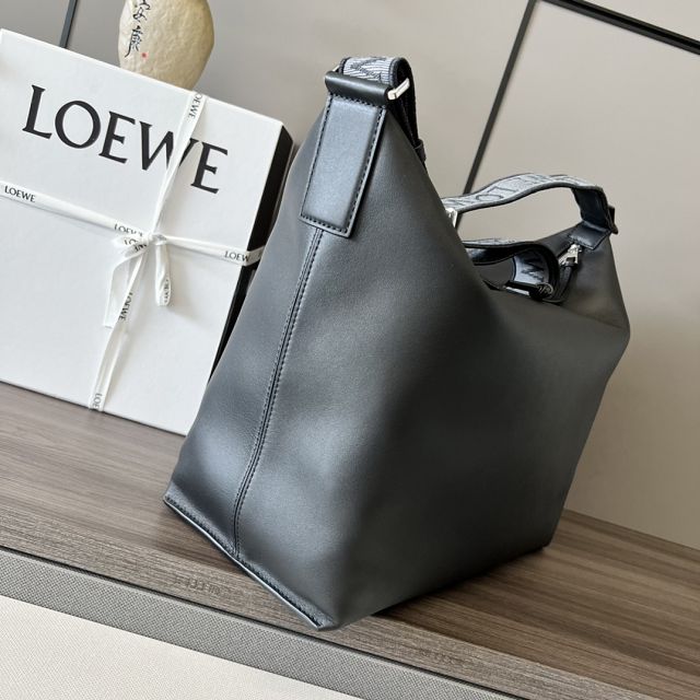 Loewe original calfskin cubi crossbody bag B906K70 black