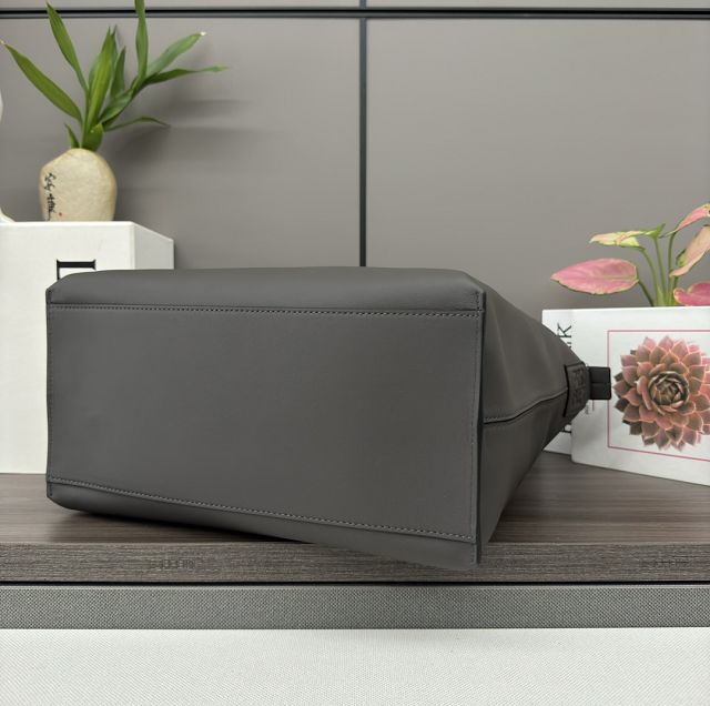 Loewe original calfskin cubi crossbody bag B906K70 grey