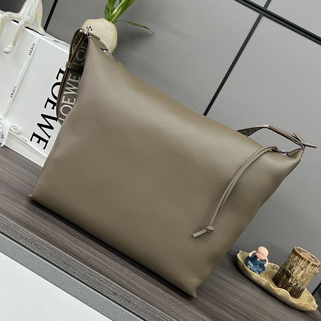 Loewe original calfskin cubi crossbody bag B906K70 olive