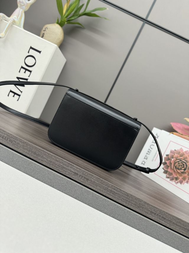 Loewe original calfskin mini goya shoulder bag A896W55 black