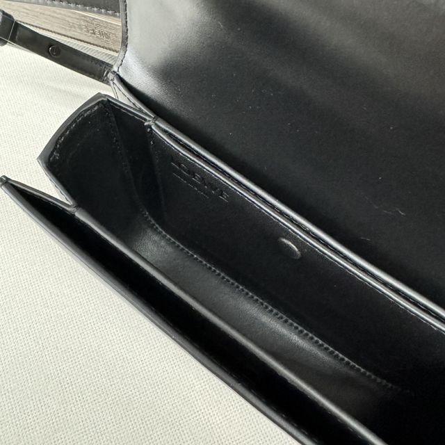 Loewe original calfskin mini goya shoulder bag A896W55 black