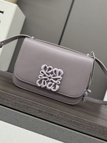 Loewe original calfskin mini goya shoulder bag A896W55 light purple