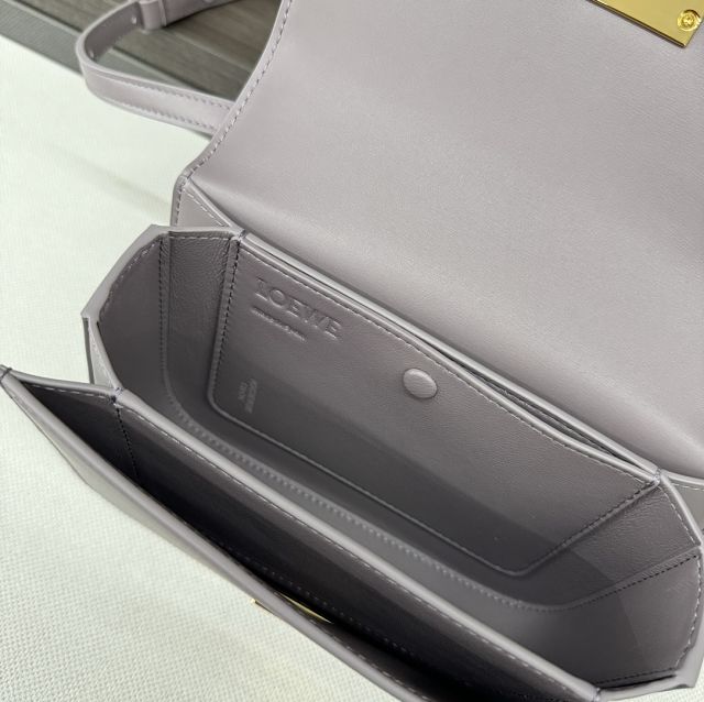 Loewe original calfskin mini goya shoulder bag A896W55 light purple