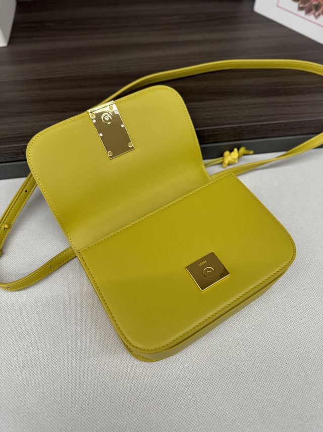 Loewe original calfskin mini goya shoulder bag A896W55 yellow