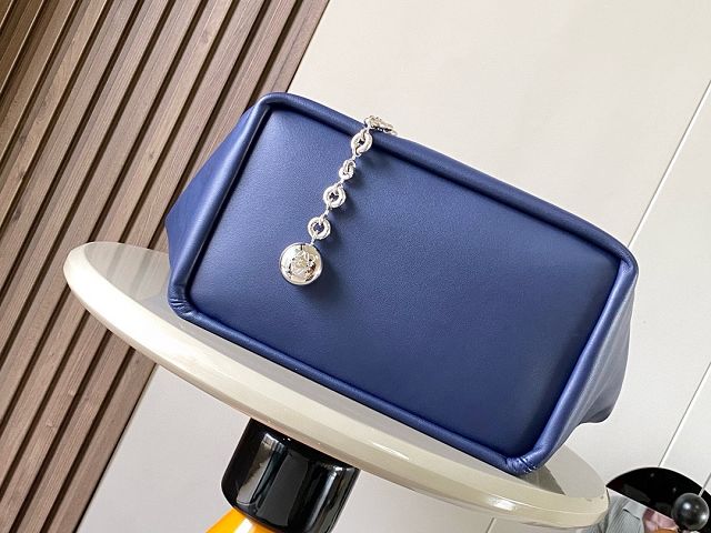 Loewe original lambskin medium squeeze bag A914Q37 blue