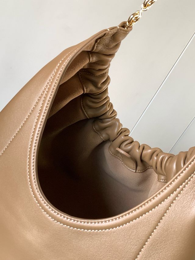 Loewe original lambskin medium squeeze bag A914Q37 sahara