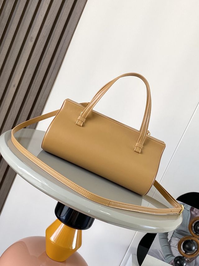 Loewe original calfskin clasp top handle bag A896W42 sahara