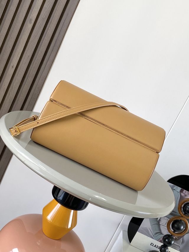 Loewe original calfskin clasp top handle bag A896W42 sahara