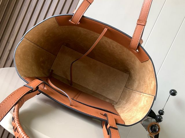 Loewe original calfskin  medium anagram tote bag A223T41 brown