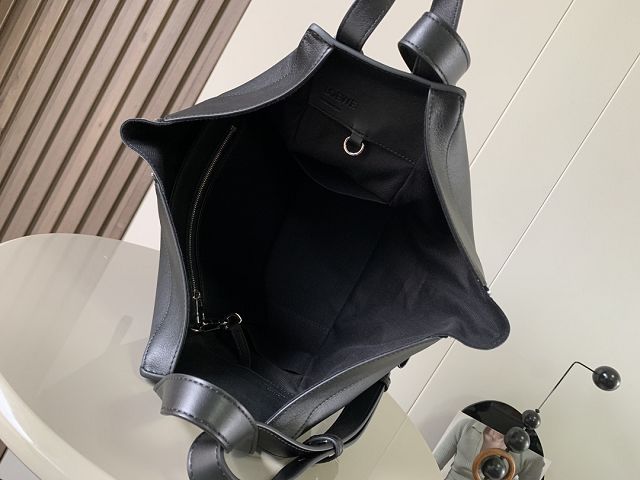 Loewe original calfskin medium hammock bag A538S35 black