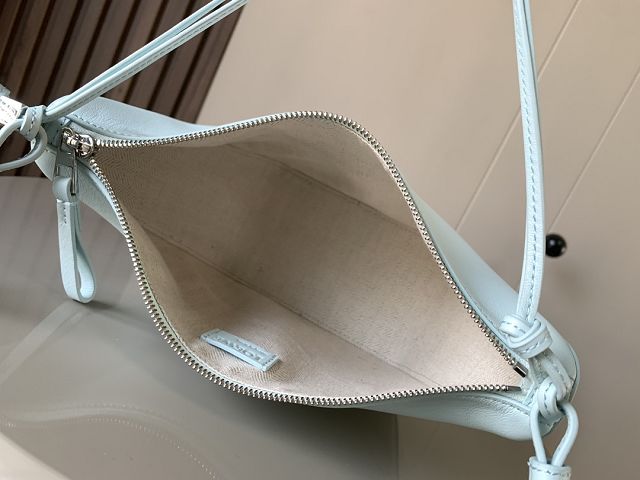 Loewe original calfskin mini hammock hobo bag A538G13 blue