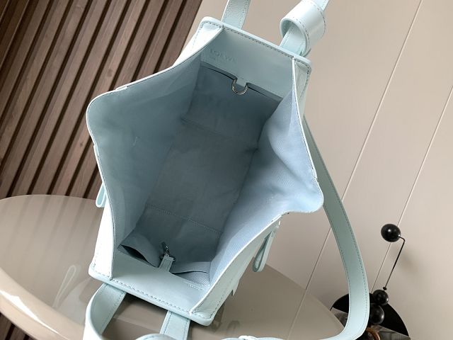 Loewe original calfskin small hammock bag A538H13 light blue