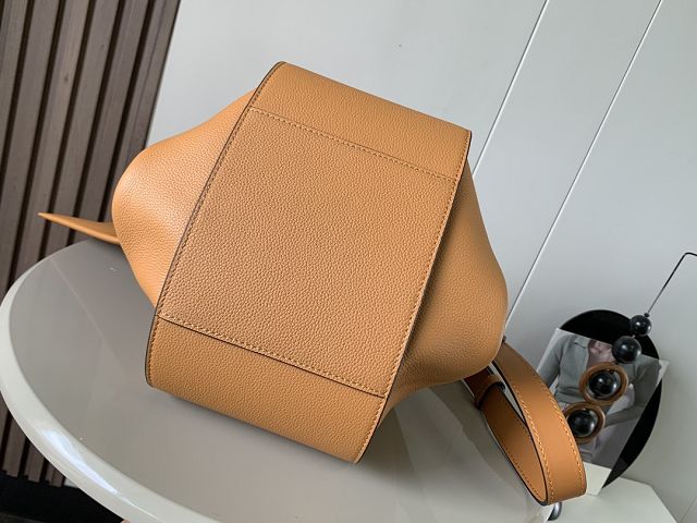 Loewe original grained calfskin medium hammock bag A538S35 caramel