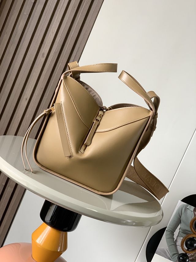 Loewe original calfskin small hammock bag A538H13 light green