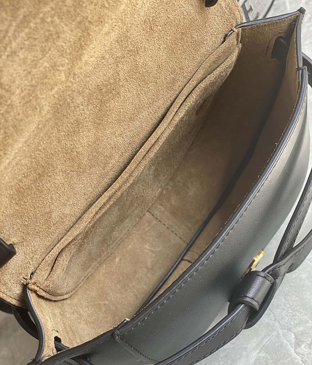 Loewe original calfskin mini gate dual bag A650N46 black