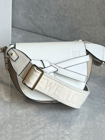 Loewe original calfskin mini gate dual bag A650N46 white