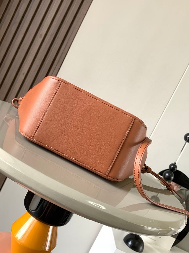 Loewe original calfskin mini hammock hobo bag A538G13 brown