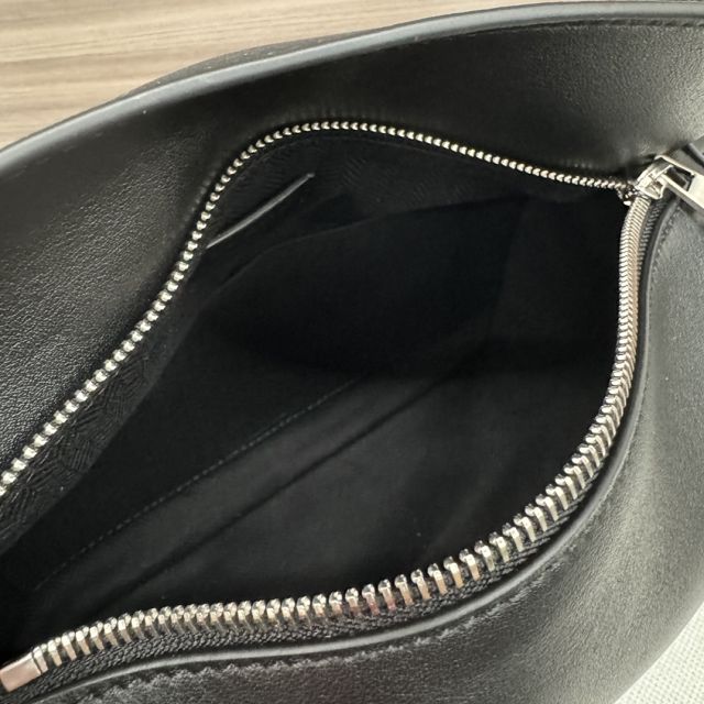 Loewe original calfskin small puzzle bumbag B510SE black