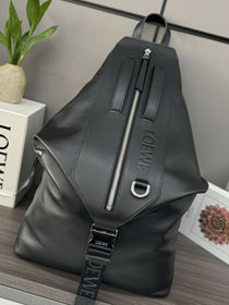 Loewe original calfskin convertible backpack B777W36 black