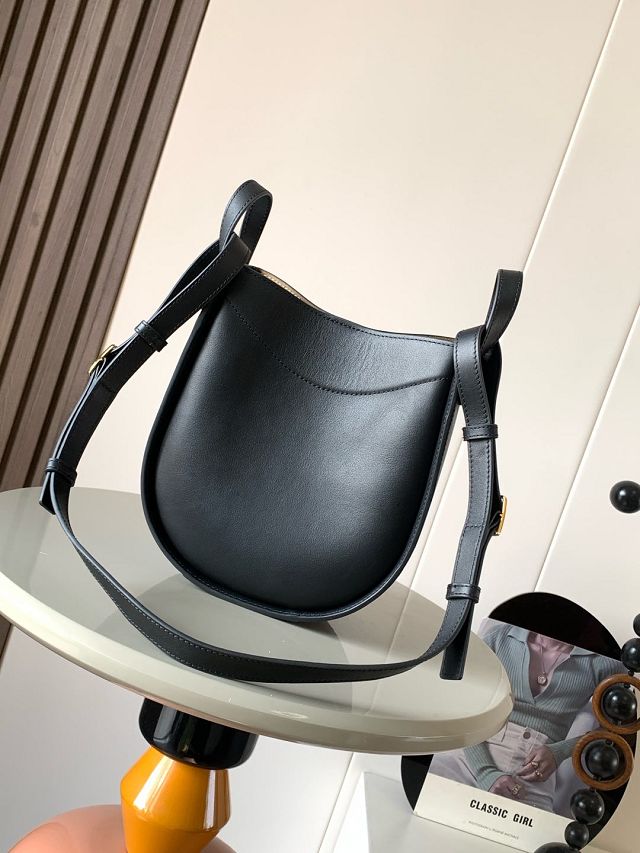 Loewe original calfskin mini hammock shoulder bag A538G11 black