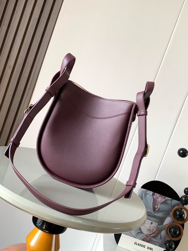 Loewe original calfskin mini hammock shoulder bag A538G11 burgundy