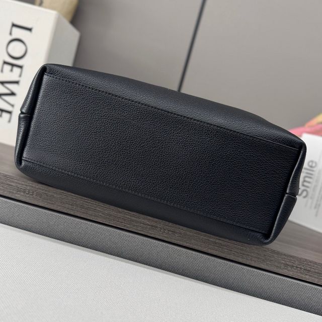 Loewe original calfskin pebble hobo bag BS01746 black