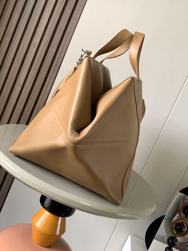 Loewe original calfskin puzzle fold duffle B510PUB toffee