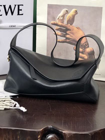 Loewe original calfskin puzzle hobo bag A510P50 black