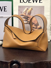 Loewe original calfskin puzzle hobo bag A510P50 caramel
