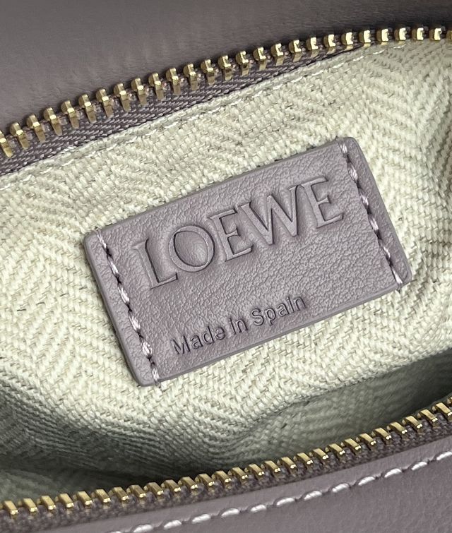Loewe original calfskin small puzzle bag A510P60 light purple